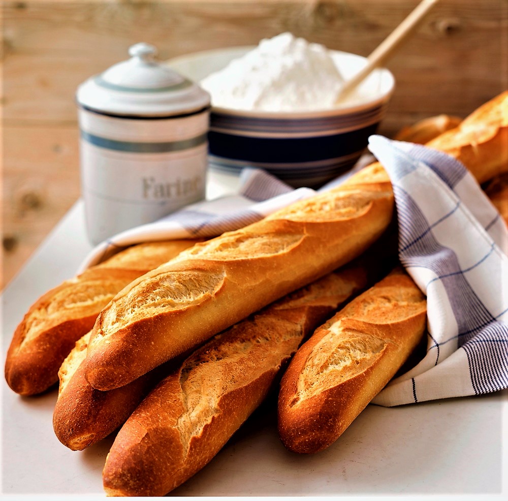 نان باگت فرانسه سرزمین غذا غذالند