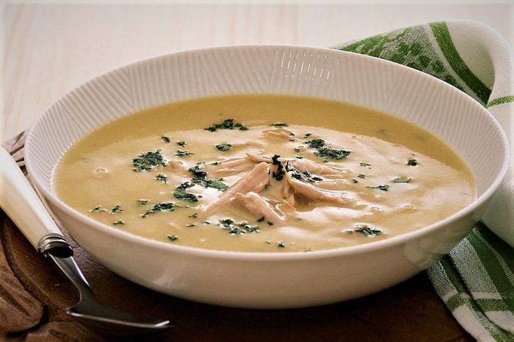 سوپ جو با شیر ایران سرزمین غذا غذالند