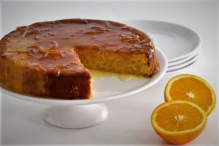 کیک خیس پرتقالی ایران غذالند سرزمین غذا